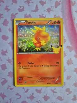 Torchic 11/25 Holo McDonalds 25th Anniversary Promo 2021 - Pokemon Card TCG Lp - Image 1