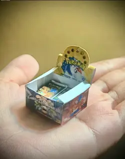 2 MINI HANDMADE POKEMON CARD BOOSTER BOXES - Image 2