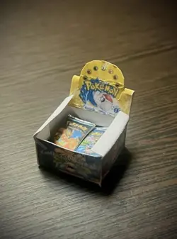 2 MINI HANDMADE POKEMON CARD BOOSTER BOXES - Image 3