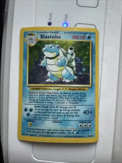 Pokemon TCG Base Set Blastoise Holo Card 2/102 Pokemon TCG - Image 1