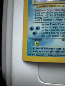 Pokemon TCG Base Set Blastoise Holo Card 2/102 Pokemon TCG - Image 4