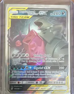 Pokemon Mega Sableye & Tyranitar GX Tag Team Holo Unified Minds 126/236 Card - Image 2