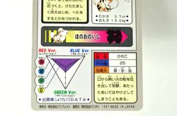 Pokemon card Pocket Carddass Monsters Growlithe Arcanine 1997 Japanese MP - Image 5