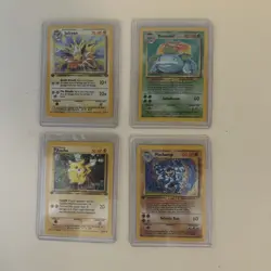 Vintage Pokemon Cards Lot Of 12 Mixed - Image 4