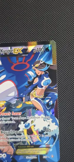 Pokemon TCG Team Aqua's Kyogre-EX Double Crisis Holo Card 6/34 - Image 5