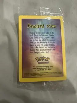 SEALED Pokemon TCG Ancient Mew Promo Holo Card 1 English Miscellaneous Set 2000 - Image 1