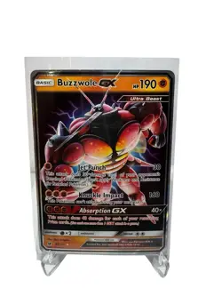 Buzzwole GX - 57/111 - Pokemon Crimson Invasion Sun & Moon Ultra Rare Card NM - Image 1