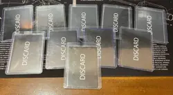 MTG Magic Error Card - Black “DISCARD” Print Error Misprint | Rare Factory Fille - Image 1