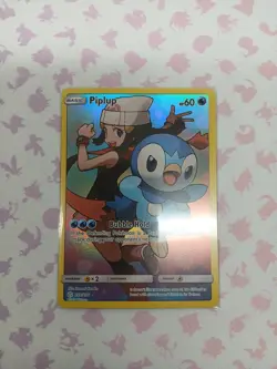 Pokemon TCG Piplup Holo Full Art Cosmic Eclipse Secret Rare Card 239/236 NM - Image 2