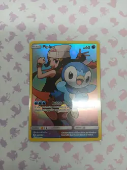 Pokemon TCG Piplup Holo Full Art Cosmic Eclipse Secret Rare Card 239/236 NM - Image 3