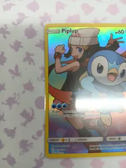 Pokemon TCG Piplup Holo Full Art Cosmic Eclipse Secret Rare Card 239/236 NM - Image 4