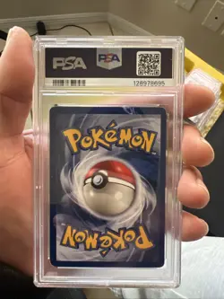 Pokemon Chansey TCG Base Set Holo Card 3/102 1st Edition Rare PSA 4 VG-EX 1999 - Image 2
