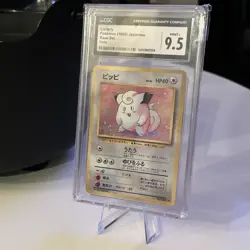 PSA 9.5 Mint+ Clefairy No. 035 Basic Base Set Holo 1996 Japanese Graded Card - Image 1
