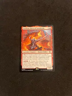 Orthion, Hero of Lavabrink [March of the Machine] Magic MTG Cards LP - Image 1