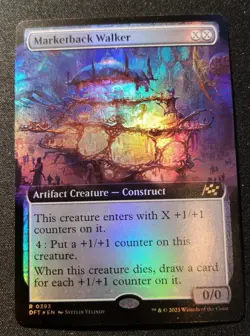 Marketback Walker - Foil - Extended Art - DFT - MTG - NM - EN - 0393 - Image 1