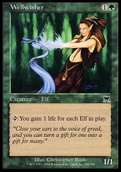 MTG WELLWISHER PLAYED - AUGURE - ONS - MAGIC - Image 1