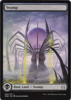 Swamp () - Full Art L Phyrexia: All Will Be One 264 LP-NM MTG - Image 1