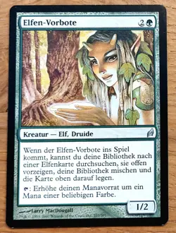 Mtg Magic: Elfen-Vorbote, Elvish Harbinger, DEUTSCH, Top Elf Tutor Manafixer - Image 1