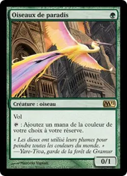 Magic MTG - Birds of Paradise - Magic 2012 - EXC - EN - Image 1