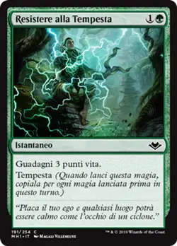 MTG WEATHER THE STORM EXC - RESISTERE ALLA TEMPESTA - MH1 - MAGIC - Image 1