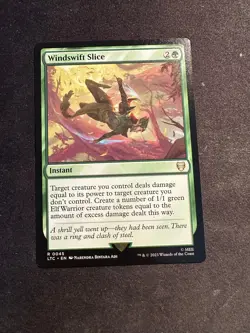Windswift Slice - 0045 LTC MTG - Rare N/M - Elven Council - Image 1