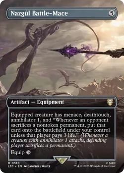 MTG The Lord of the Rings Commander - Nazgul Battle-Mace (Borderless) - Image 1