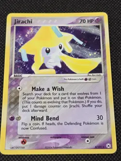Jirachi 8/101 Hidden Legends Holo Rare Pokemon Card - LP - Image 2