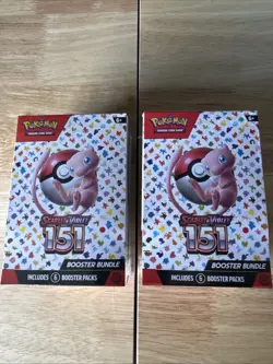 Pokemon TCG 151 Booster Bundle Factory Sealed Scarlet and Violet Lot Of 2 New - Image 1