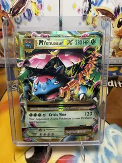 Pokemon TCG M Venusaur EX XY Evolutions 2/108 Mega Holo Rare Card HP Condition - Image 1