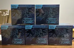 Pokemon TCG Lot of (5) Phantasmal Flames Elite Trainer Box ETB New/Sealed - Image 1