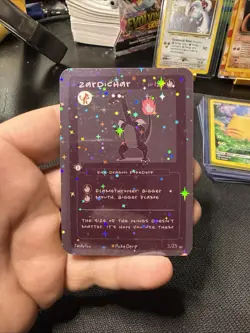 Zardichar (Charizard) - 1st Edition Pokederp First Fan Art Pokemon card #03/25 - Image 1