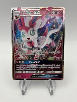 Sylveon-GX ⭐ 92a/145 Holo Rare GX Guardians Rising 2017 Pokemon NM - Image 1