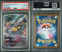 PSA 10 Pikachu AR 173/165 SV2a Pokemon Card 151 - Pokemon Card Japanese 2023 - Image 2