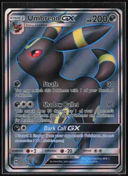Pokemon TCG SM Base Set #142/149 Umbreon GX (Full Art) - Image 1