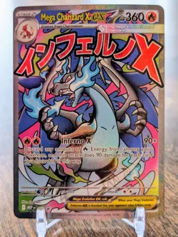 Mega Charizard X ex 023 MEP Black Star Promo Pokemon Phantasmal Flames UPC - NM - Image 1