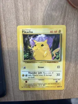 1999 Pokemon Base Set Pikachu #58 - Image 1