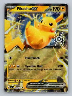 Pokemon Miscellaneous Cards & Products #063/193 Pikachu ex (Holiday Calendar) - Image 1