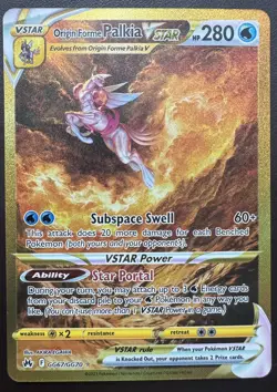 Origin Forme Palkia VSTAR GG67/GG70 Pokemon TCG Crown Zenith - Image 1