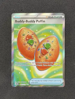 Pokemon Buddy-Buddy Poffin 167/132 Me01: Mega Evolution Holo - Image 1
