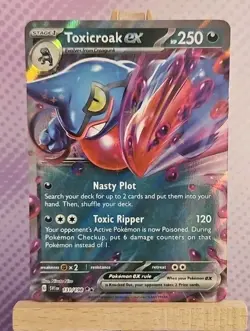 Pokemon TCG: Toxicroak ex 131/198 - Scarlet & Violet - NM Condition - Image 1