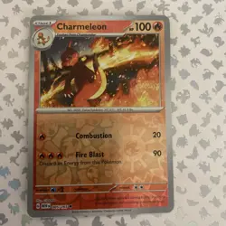 Pokemon - Charmeleon 005/165 - Scarlet & Violet 151 - Reverse Holo - Near Mint - Image 1