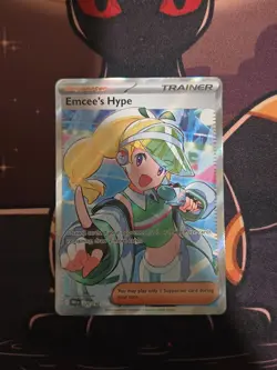 Emcee's Hype - 220/182 Ultra Rare SV10: Destined Rivals Pokemon TCG NM - Image 1