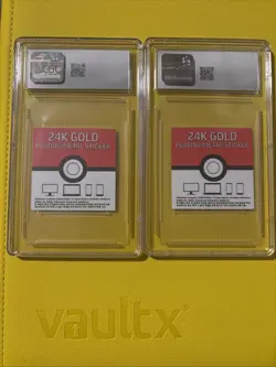 Snorlax AND Mewtwo Pokemon Candy Stickers 2023 Korean Striking 24K Gold Plated - Image 2