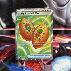 Pokemon TCG Buddy-Buddy Poffin 167/132 Mega Evolutions Ultra Rare - Image 1