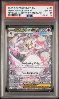 2025 POKEMON MEG EN-MEGA EVOLUTION #178 MEGA GARDEVOIR EX PSA 10 - Image 1