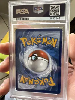 Pokemon TCG Destined Rivals Team Rockets Wobbuffet 203 ETB Black Star Promo PSA8 - Image 3