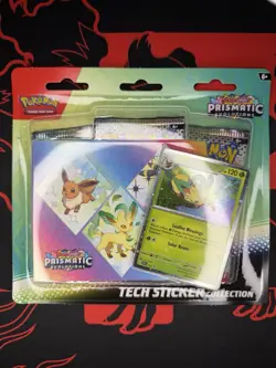 Pokemon TCG Prismatic Evolutions Tech Sticker Collection New - Image 2