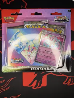 Pokemon TCG Prismatic Evolutions Tech Sticker Collection New - Image 3