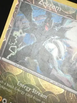 Pokemon TCG Zekrom 64/108 XY Roaring Skies Reverse Holo Rare MP - Image 2