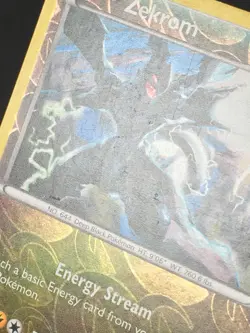 Pokemon TCG Zekrom 64/108 XY Roaring Skies Reverse Holo Rare MP - Image 3